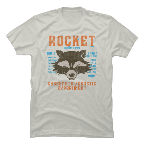 rocket raccoon shirt